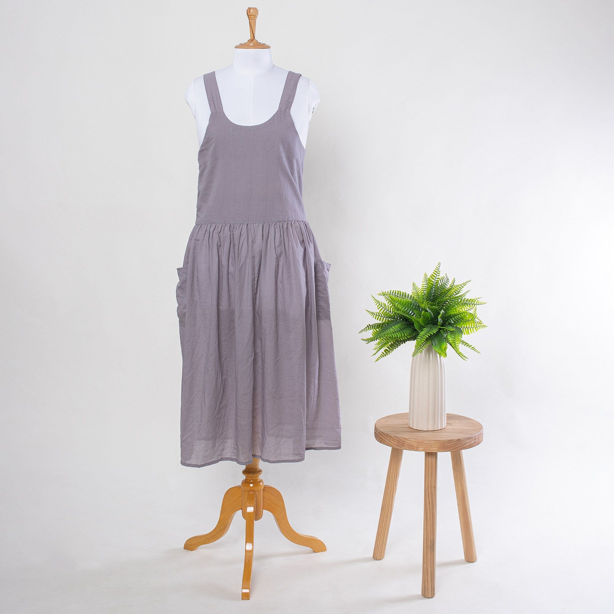 Grey Premium Kitchen Cotton Apron
